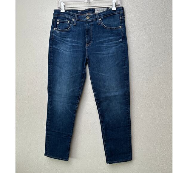 AG Adriano Goldschmied Prima Ankle Jeans Blue Cigarette Leg Sz 29 - Picture 2 of 13